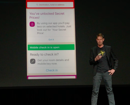 Expedia presents Zaplox mobile key